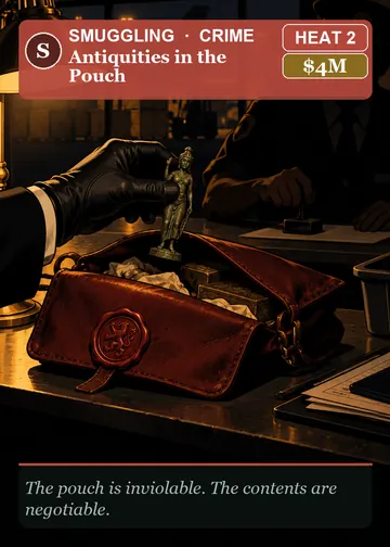 Antiquities in the Pouch card