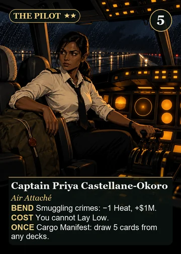 Captain Priya Castellane-Okoro