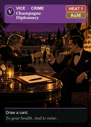 Champagne Diplomacy card