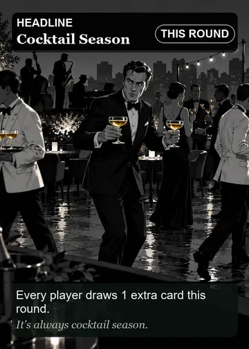 Cocktail Season card