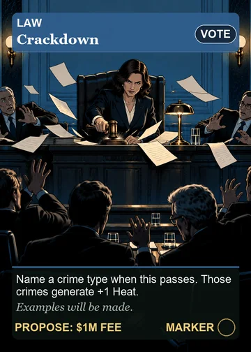 Crackdown card