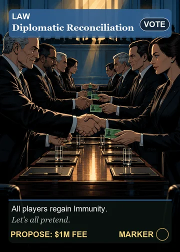 Diplomatic Reconciliation card