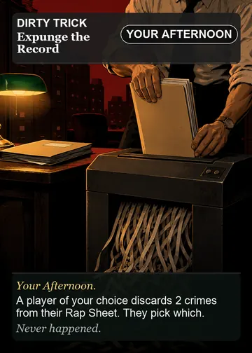 Expunge the Record card