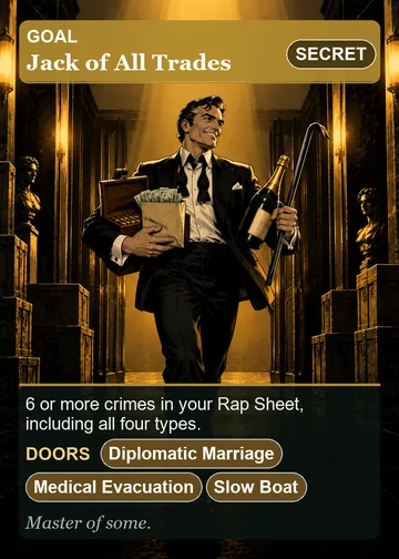 Jack of All Trades Goal card