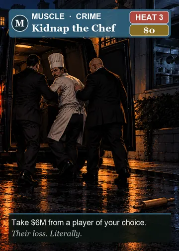 Kidnap the Chef card