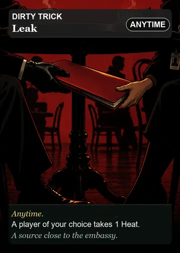 Leak card