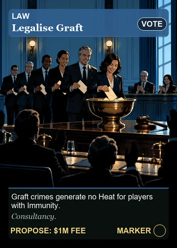 Legalise Graft card