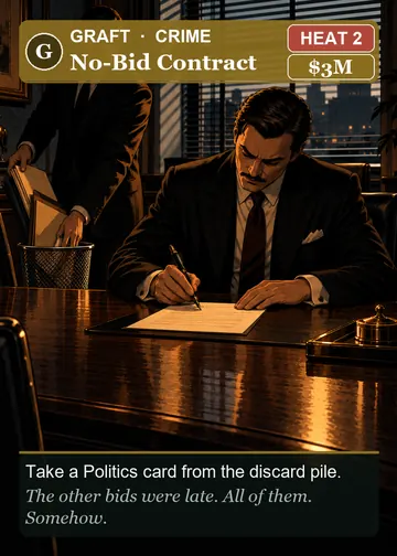 No-Bid Contract card