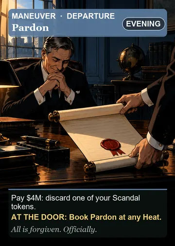 Pardon card