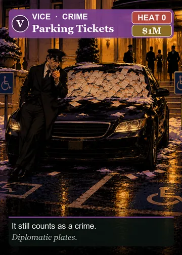 Parking Tickets card