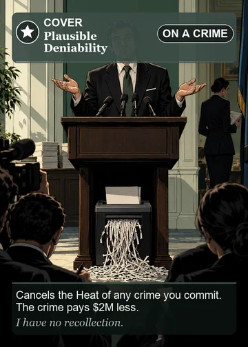Plausible Deniability card