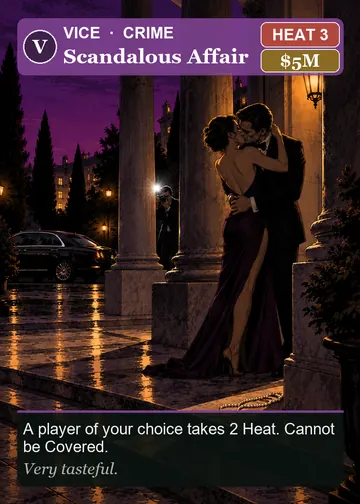 Scandalous Affair card