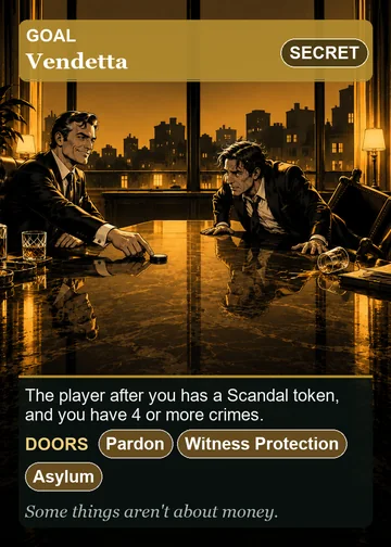 Vendetta Goal card